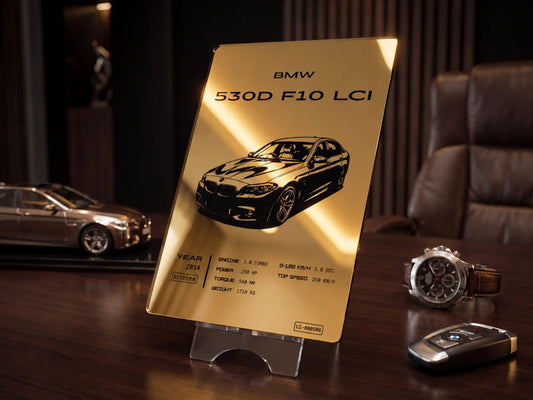 Plachetă Auto Gold